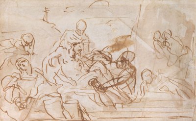 Entombment of Christ by Carlo Maratta or Maratti